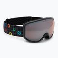 Kinderskibrille Blizzard 963 DAO black/amber/silver mirror