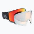 Blizzard 912 MDAVPO schwarz matt/Rauch/Silberspiegel Skibrille