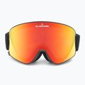 Blizzard 912 MDAVPO schwarz matt/Rauch/Silberspiegel Skibrille 3