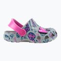 Coqui Little Frog mid.grey/fuchsia love/amulet Kindersandalen 9