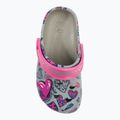 Coqui Little Frog mid.grey/fuchsia love/amulet Kindersandalen 7