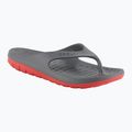 Herren Coqui Zucco dunkelgrau/rot Pantoletten 7