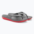 Herren Coqui Zucco dunkelgrau/rot Pantoletten 4