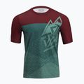 Radtrikot Herren SILVINI Denno dunkelrot-grün 3121-MD183/92432