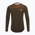 Herren SILVINI Ello oliv/orange Radsport-Langarmshirt