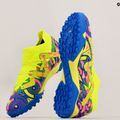 PUMA Future Match Energy TT + Mid Jr Kinder Fußballschuhe Ultra Blau/Gelb Alert/Leuchtend Pink 17