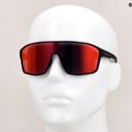 Red Bull Spect Daft matt metallic schwarz/blau mit rot/lila Spiegel Fahrradbrille 8