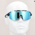 Tifosi Sledge Lite Clarion crystal smoke/clarion blue/ac red/clear Fahrradbrille 8