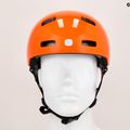 Kinderfahrradhelm POC Pocito Crane MIPS fluoreszierend orange 9