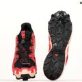 Salomon Speedcross 6 GTX Herren Laufschuhe schwarz/rot dahlia/poppy rot 14