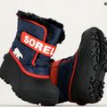 Sorel Snow Commander Kinder-Trekkingstiefel nocturnal/segelrot 14