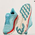 Damen Laufschuhe HOKA Clifton 8 Wide aquarell/eierschalenblau 11