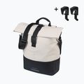 Fahrradtasche Basil Cove Shopper MIK Hooks 16 l off white/black 2