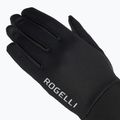 Damen-Fahrradhandschuhe Rogelli Laval Mid Season LW Windproof black 4