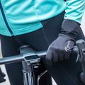 Damen-Fahrradhandschuhe Rogelli Laval Mid Season LW Windproof black 6