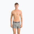 Boxershorts Herren PUMA Basic 2 pary dark grey melange/black 3