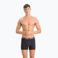 Boxershorts Herren PUMA Basic 2 pary dark grey melange/black 6