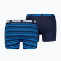Boxershorts Herren PUMA Heritage Stripe 2szt blue 2