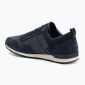 Tommy Hilfiger Herrenschuhe Iconic Leder Wildleder Mix Runner Mitternacht 3