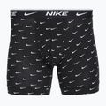 Herren Boxershorts Nike Everyday Cotton Stretch 3 pairs swoosh print/grey/university blue 4