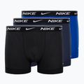 Herren Boxershorts Nike Everyday Cotton Stretch Trunk 3Pk UB1 obsidian / game royal / schwarz