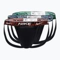 Herren Slips Nike Dri-FIT Everyday Cotton Stretch Jock Strap 3 Paar black/red/aquarius blue/stadium green