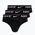 Herren Slips Nike Dri-Fit Hip Logo Brief 3 Paar black/black/black