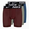 Boxershorts Herren Nike Dri-Fit Essential Micro Boxer Brief 3 Paar grey/court blue/dark red