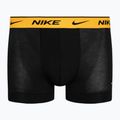 Herren Nike Everyday Cotton Stretch Trunk Boxershorts 3 Paar grau/orange/gelb 4