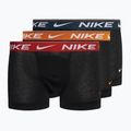 Herren Boxershorts Nike Dri-FIT Ultra Comfort Trunk 3 Paar schwarz moon/dragon red/armory navy