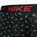 Nike Dri-Fit Essential Herren Boxershorts 3 Paar Swoosh Life Print/uni rot/schwarz 10