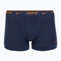 Herren Nike Everyday Cotton Stretch Trunk Boxershorts 3 Paar hellrot/nachtblau/schwarz 3