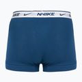 Herren Boxershorts Nike Everyday Cotton Stretch Trunk 3 Paar helles Armeeblau/blaue Kraft/weißer Bund 3