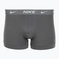 Herren Boxershorts Nike Everyday Cotton Stretch Trunk 3 Paar schwarz/iron game/cool grey Hochglanz texturiert wb 3