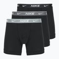 Herren Nike Everyday Cotton Stretch Boxershorts 3 Paar bi/iron grau/klar grau hochglanz texturiert wb