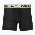Herren Nike Dri-Fit Essential Micro Boxer Brief 3 Paar blk gewaschene Koralle/Olive Aura/Arbtrakt blauer Rand wb 3