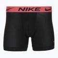 Herren Nike Dri-Fit Essential Micro Boxer Brief 3 Paar blk gewaschene Koralle/Olive Aura/Arbtrakt blauer Rand wb 4