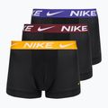 Herren Boxershorts Nike Dri-Fit Essential Micro Trunk 3 Paar schwarz university gold/deep night/dark team red wb