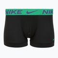 Herren Boxershorts Nike Dri-Fit Essential Micro Trunk 3 Paar schwarzer grüner Schock/wildviolett/schwarzer Text wb 2