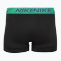 Herren Boxershorts Nike Dri-Fit Essential Micro Trunk 3 Paar schwarzer grüner Schock/wildviolett/schwarzer Text wb 5