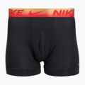 Herren Boxershorts Nike Dri-Fit Essential Micro Boxer Brief 3 Paar university rot/schwarz/schwarz metallic grdient wb 3