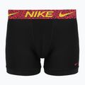 Herrenboxershorts Nike Dri-Fit Essential Micro 3 pairs blklightcrimson/ brightcitron/evergreenaur 3