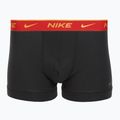 Herren Nike Everyday Cotton Stretch Trunk Boxershorts 3 Paar blk/university rot/weizen gold/schwarz hochglanz wb 3
