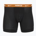 Herren Nike Everyday Cotton Stretch Boxershorts 3 Paar schwarz light crimsn/desrt ocker/schwarzer Bund 2