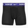 Nike Dri-FIT Ultra Comfort Herren Boxershorts 3 Paar schwarz evrgreen aura/deep night/schwarz waistband 3