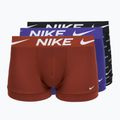 Herrenboxershorts Nike Dri-Fit Essential 3 pairs black nike print/mars stone/deep night