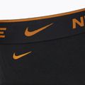 Nike Everyday Cotton Stretch Brief für Männer 3 Paar schwarzes helles Karminrot/Wüstenocker/Schwarz wb 6