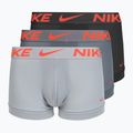 Herrenboxershorts Nike Dri-Fit Essential Micro Trunk 3 pairs grey