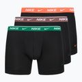 Herrenboxershorts Nike Cotton Stretch Trunk 3 pairs drizzle