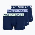 Herrenboxershorts Nike Dri-Fit Essential Micro Trunk 3 pairs navy